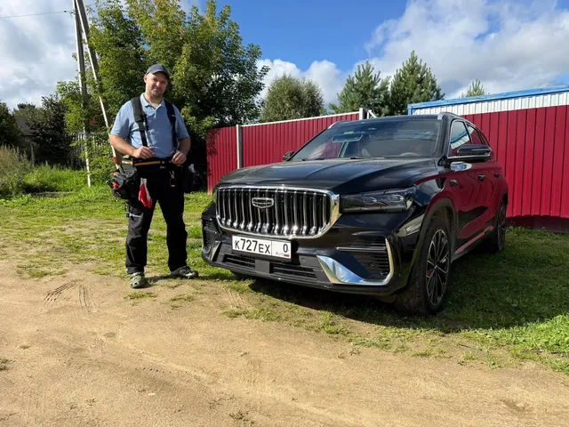 Geely Monjaro после доставки: Китай → Москва